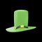3D Render Of Leprechaun Hat Element On Black