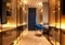 3d render of luxury wardrobe room