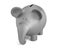 3d render of piggy bank - elephant