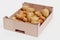 3D Render of Potatoes in Box