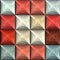 3D render seamless polished pattern background tile