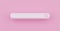 3D render search bar isolated on pink background illustration