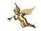 3d render of a shiny angel with trumpet