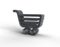 3D Render Shopping Cart icon line pattern illustration