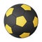 3d render soccer ball icon isolated on white background
