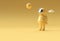 3d Render Spaceman Astronaut Cosmonaut 3d illustration Design