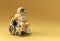 3d Render Spaceman Astronaut Sitting on wheelchair 3d illustration Design