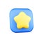 3d render star icons. icon design for game, ui, banner, design for app, interface, game development. Cartoon isolated 3d