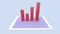 3d render statistic charts. Idea Business growth ,graph on a tablet