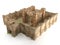 3d render stone brick stronghold