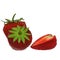 3d render of strawberry fruits