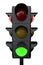 3d render traffic lights