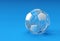 3D Render Transparent Football Illustration, Soccer Ball Design