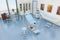 3d render of a treatment room of gynaecology