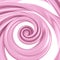 3d render, twisted spiral, pink candy cane, pastel color swirl, whirlpool, helix, abstract background