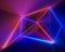3d render, ultraviolet, infrared, neon lines, laser show, night club interior lights, colorful glowing shapes, abstract