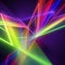 3d render, ultraviolet spectrum rays, neon lights, laser show, glowing lines, virtual reality, abstract fluorescent background