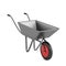 3d render of wheel-barrow