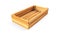 3d render Wooden crate against white background