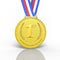 3D rendered 1st place gold medal award