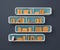 3d rendered bookshelves