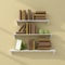 3d rendered bookshelves