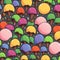 3D Rendered Colored Mushrooms Wallpaper