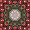 3D rendered elegant combo creative kaleidoscope