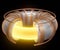 3d rendered fusion power reactor