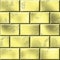 3d rendered golden wall background. Golden bricks texture in geometric style