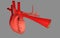 3d rendered human heart