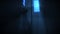 3d rendered illustration of Haunted Hallway With Scary Ghost