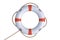 3D rendered illustration of white life buoy. Isolated on white background