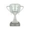 3D rendered isolated Glass Trophy Cup