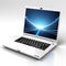 3d rendered laptop illustration over white background created by generative ai
