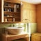 3D rendered luxury bath room