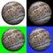 3D rendered marble ball on four different backgrounds