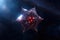 3d rendered merkaba symbol floating in space