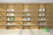 3d rendered modern shelves