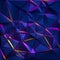 3d rendering, abstract faceted crystal background, iridescent blue texture, triangles, geometrical crystallized wallpaper