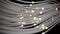 3d rendering of abstract white internet cables