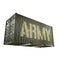 3D rendering army container