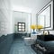 3D rendering Bathroom interior