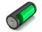 3D rendering. Battery load icon