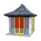 3D Rendering Beach Hut on White