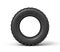 3d rendering of black vehicle tire isolated on white background