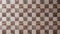 3D rendering. Black and white checkered texture. Checkerboard pattern on marble or wood. Old chess board