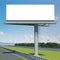 3d rendering blank billboard 01