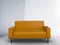 3d rendering brown sofa