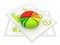 3d rendering business graph and documents in white background, Stock Market Concept, Online Stock Market Concept